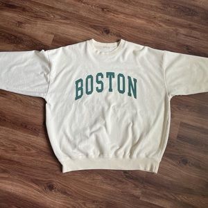 john galt / brandy melville boston crewneck sweatshirt
